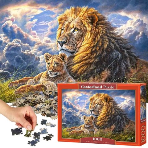 Puzzle układanka 1000 elementów Jaki ojciec taki syn 68 x 47 cm CASTORLAND Puzzle układanka 1000 elementów Jaki ojciec taki syn 68 x 47 cm CASTORLAND