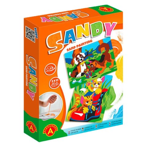 ALEXANDER Sandy Piaskowe Malowanki- kotki pieski 6+ ALEXANDER Sandy Piaskowe Malowanki- kotki pieski 6+