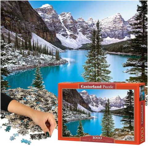 Puzzle układanka 1000 elementów Kanadyjskie Jezioro 68 x 47 cm CASTORLAND Puzzle układanka 1000 elementów Kanadyjskie Jezioro 68 x 47 cm CASTORLAND