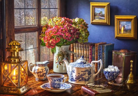 Puzzle układanka 500 elementów Czas na herbatę 9+ CASTORLAND Puzzle układanka 500 elementów Czas na herbatę 9+ CASTORLAND