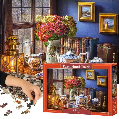 Puzzle układanka 500 elementów Czas na herbatę 9+ CASTORLAND Puzzle układanka 500 elementów Czas na herbatę 9+ CASTORLAND