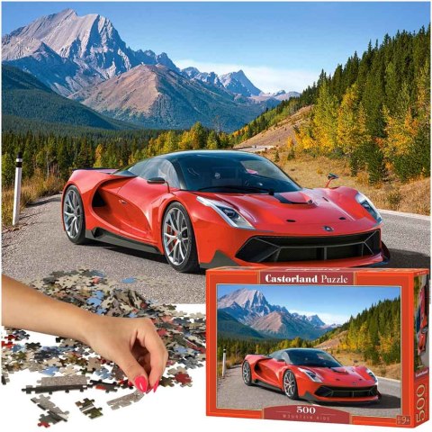 Puzzle układanka 500 elementów Górska przejażdżka 9+ CASTORLAND Puzzle układanka 500 elementów Górska przejażdżka 9+ CASTORLAND